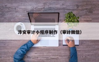 龙口淳安审计小程序制作（审计微信）